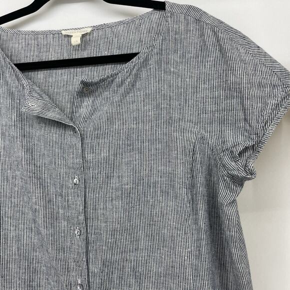 Eileen Fisher Sze Large Shift Dress Hemp Organic Cotton Sustainable Minimalist - Picture 3 of 6